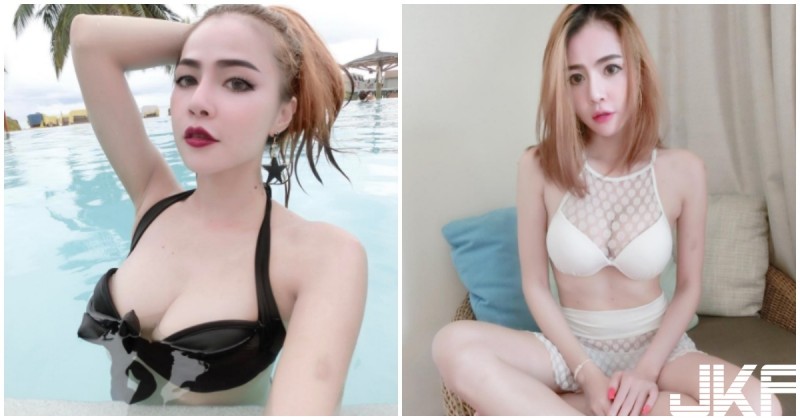 【WPT扑克】正妹水中放送「雪白美胸」，巨乳快衝破比基尼，真的好狂喔！