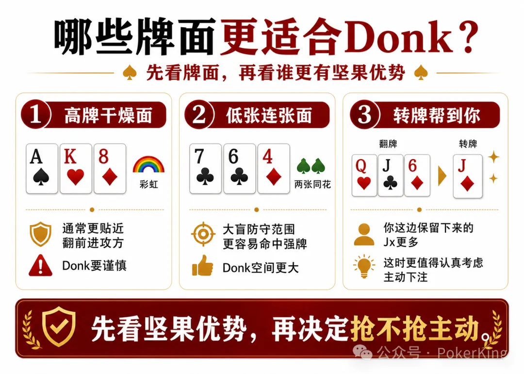【WPT扑克】Donk-Bet什么时候能用?OOP不是只能过牌