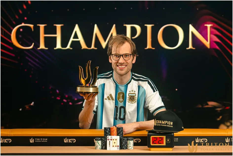 【WPT扑克】Triton 黑山站 | CHRISTOPH VOGELSANG延续德国军团统治力,拿下个人第三座TRITON冠军