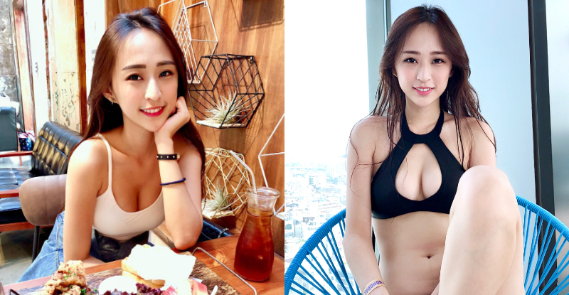 【WPT扑克】甜美「氣質正妹」竟然有火辣美乳身材　開胸泳裝乳量直接溢出來