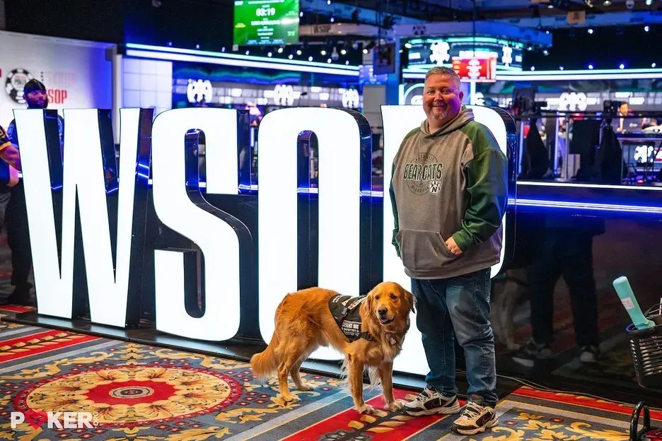 【WPT扑克】带着金毛打WSOP?“没有它,我可能会死在牌桌上”