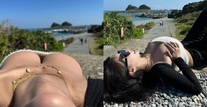 【WPT扑克】橫看成嶺側成峰！巨乳妹「艾妃」應景合影，網嗨揪團來爬山！