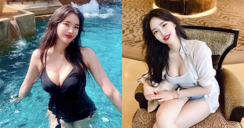 【WPT扑克】171高挑正妹「超火辣俯視角度」，白嫩大美乳「清晰可見」！