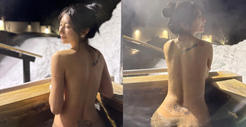 【WPT扑克】性感美人魚「比特啾啾」釋出泡湯裸背照　飽滿美乳若隱若現！