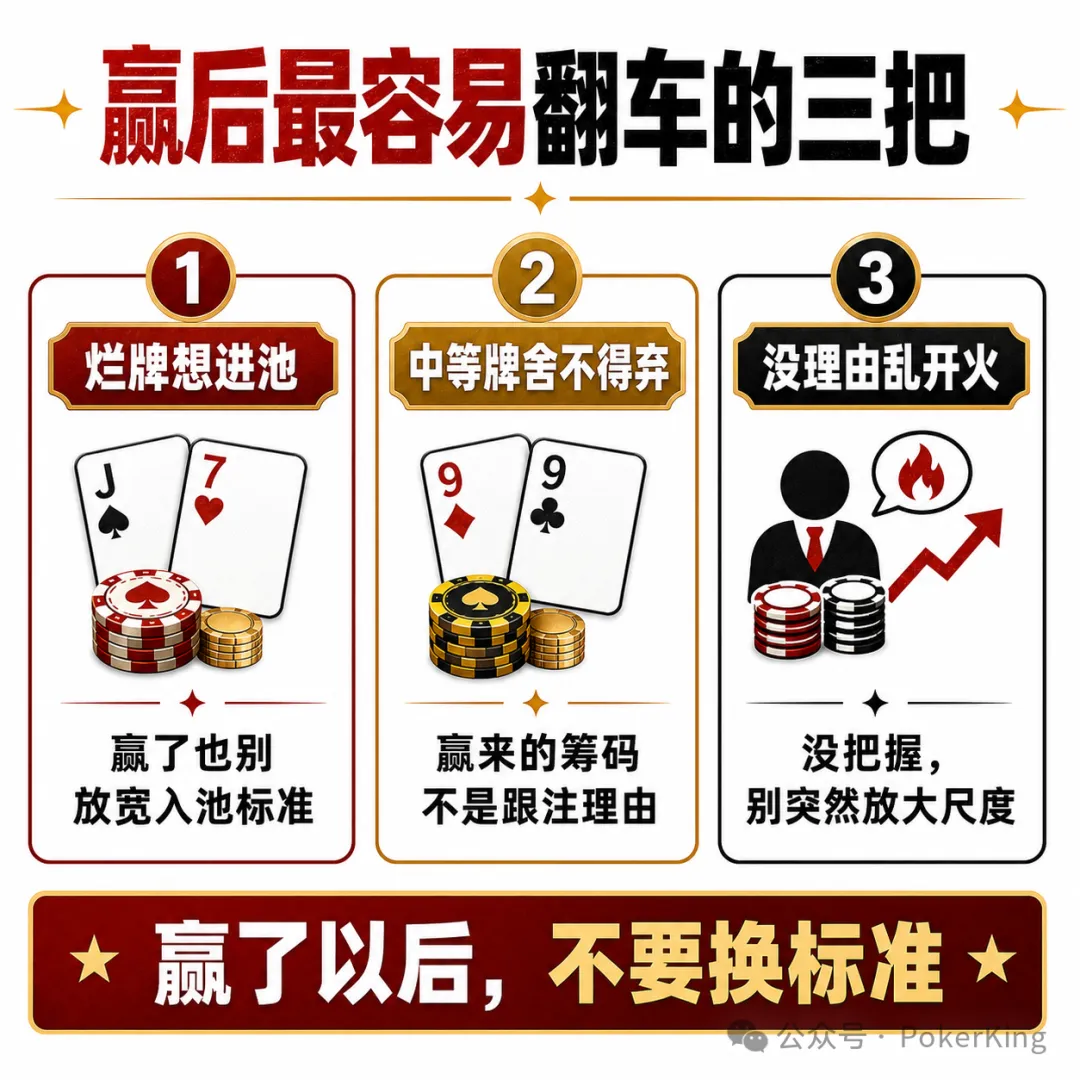 【WPT扑克】赢钱后的“隐形上头”：比输钱更危险的，是你开始追感觉