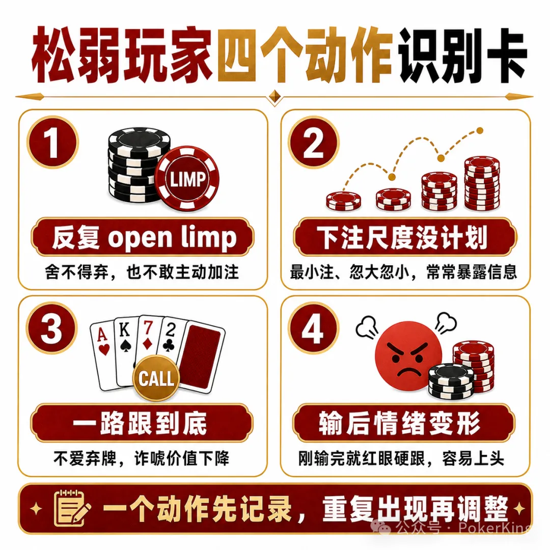 【WPT扑克】坐上牌桌，先别急着看牌：四个信号帮你识别桌上的“目标玩家”