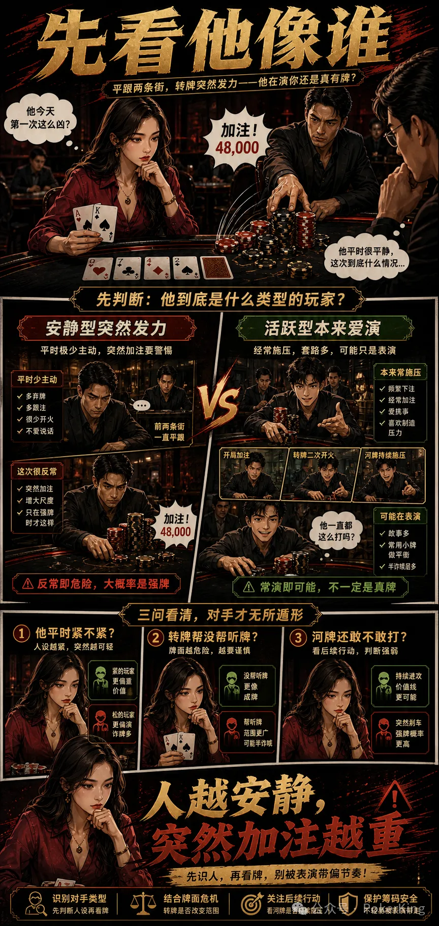 【WPT扑克】转牌被加注，到底该不该抓？先看三个破绽再决定