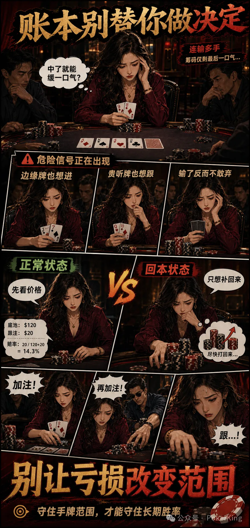 【WPT扑克】连输时最危险的三件事:别让“今晚必须追回来”替你做决定