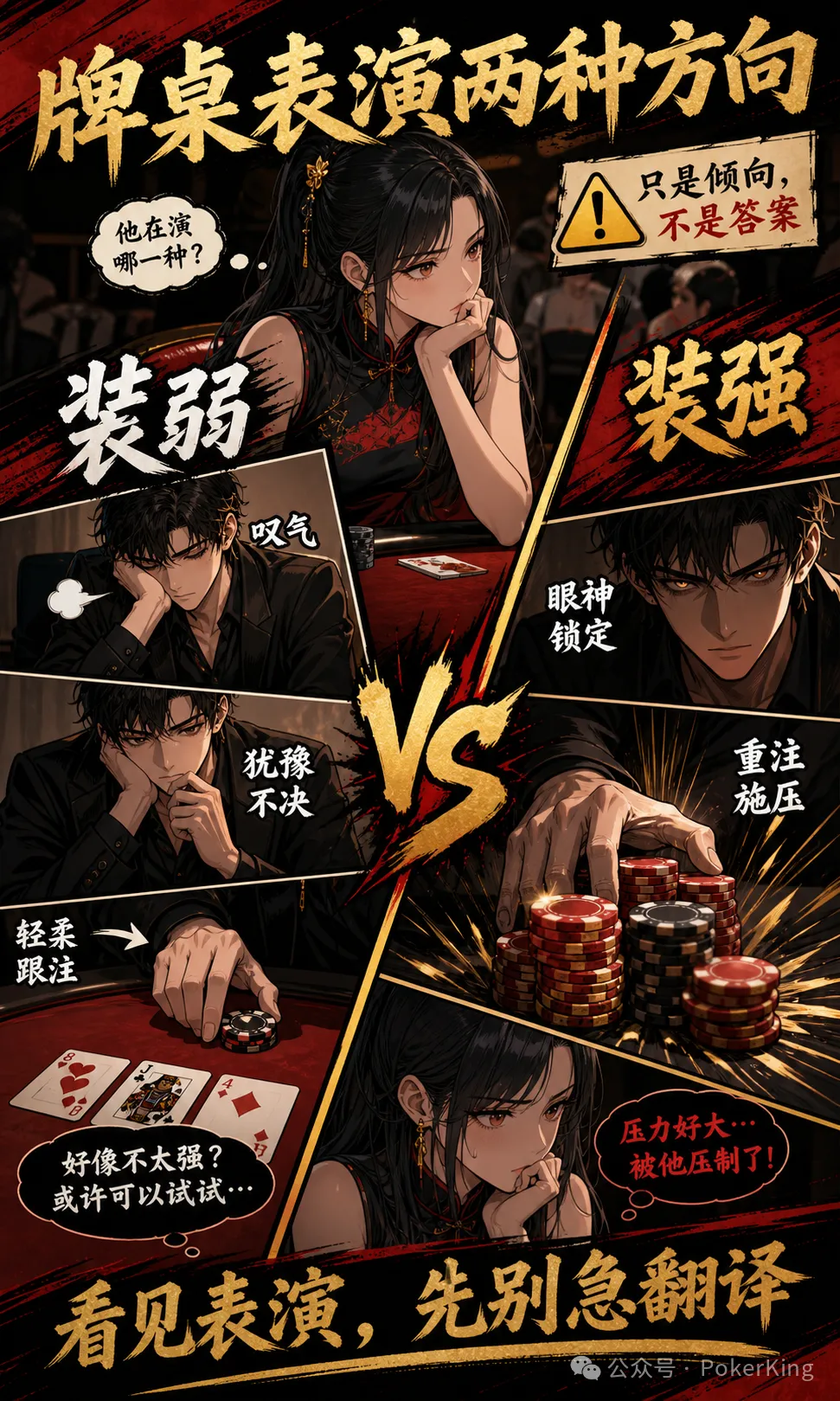 【WPT扑克】牌桌台词陷阱:“那我跟吧”到底是强是弱?先看基线再拆表演