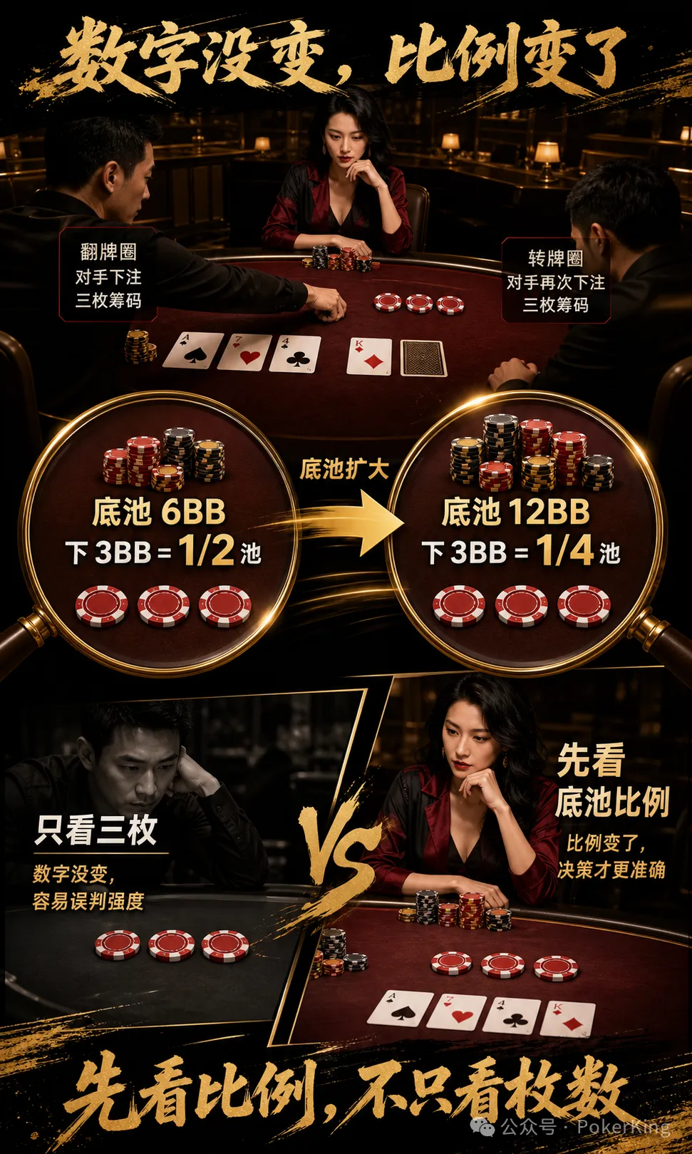 【WPT扑克】翻牌转牌同一个数，是“稳”还是“弱”？先查局面变没变