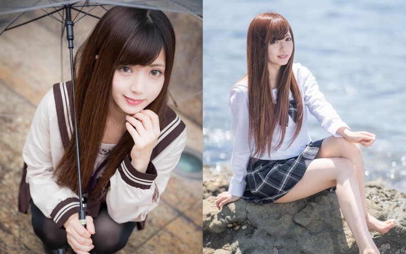 【WPT扑克】清純制服櫻花妹「寧々*nene」水手服+雙馬尾組合太OP　柔滑肌膚讓人超想舔