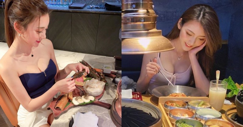 【WPT扑克】燒肉店的「爆乳正妹」張舒晴Annie，低頭甜笑超美味，網友眼睛先飽餐一頓了啦！