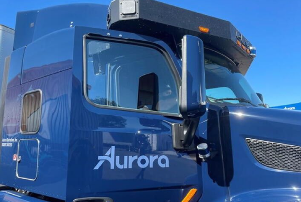 Aurora(图源网络) 【WPT扑克】美国批准Aurora自动驾驶卡车五年安全豁免 停车无需三角牌
