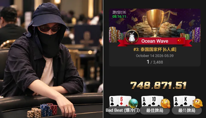 【WPT扑克】专访线上APT#3国人冠军Shaw:四年牌龄,不执着于结果,享受打牌反而走得更远!