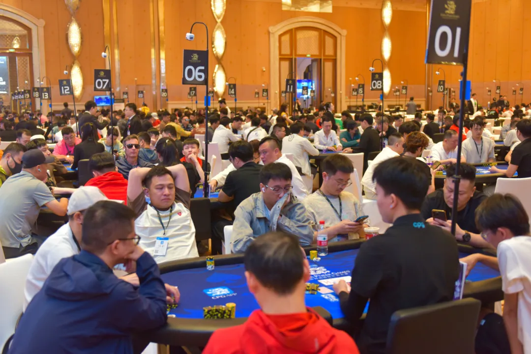 【WPT扑克】2026 CPG横琴|主赛首轮1615人次参赛566人晋级,刘畅34.25万记分牌领跑第一轮C组